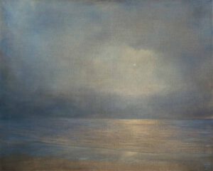 Seenebel, Öl auf Rohleinen, 100 x 80 cm, Foto Bastian Schmeier